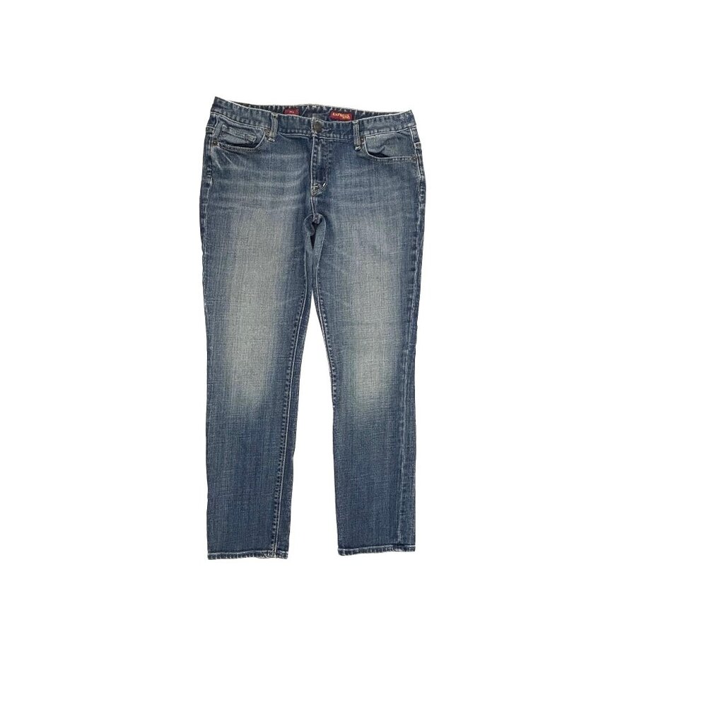 Express Mia Ultra Skinny Women's size 12 Dark Wash Blue Denim Jeans‎